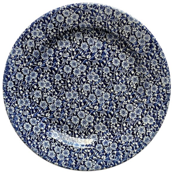 Cottage Blue Porcelain Charger